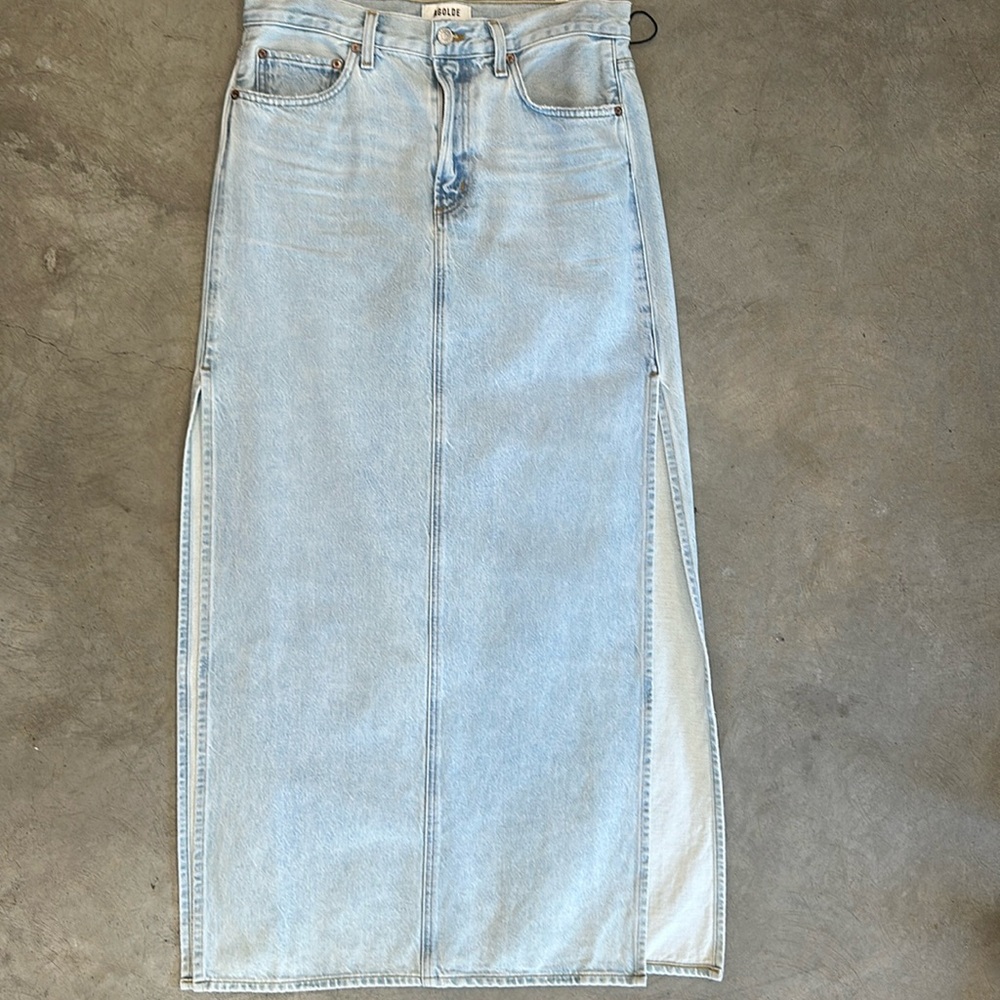 Agolde Astrid Slice Skirt Size 27